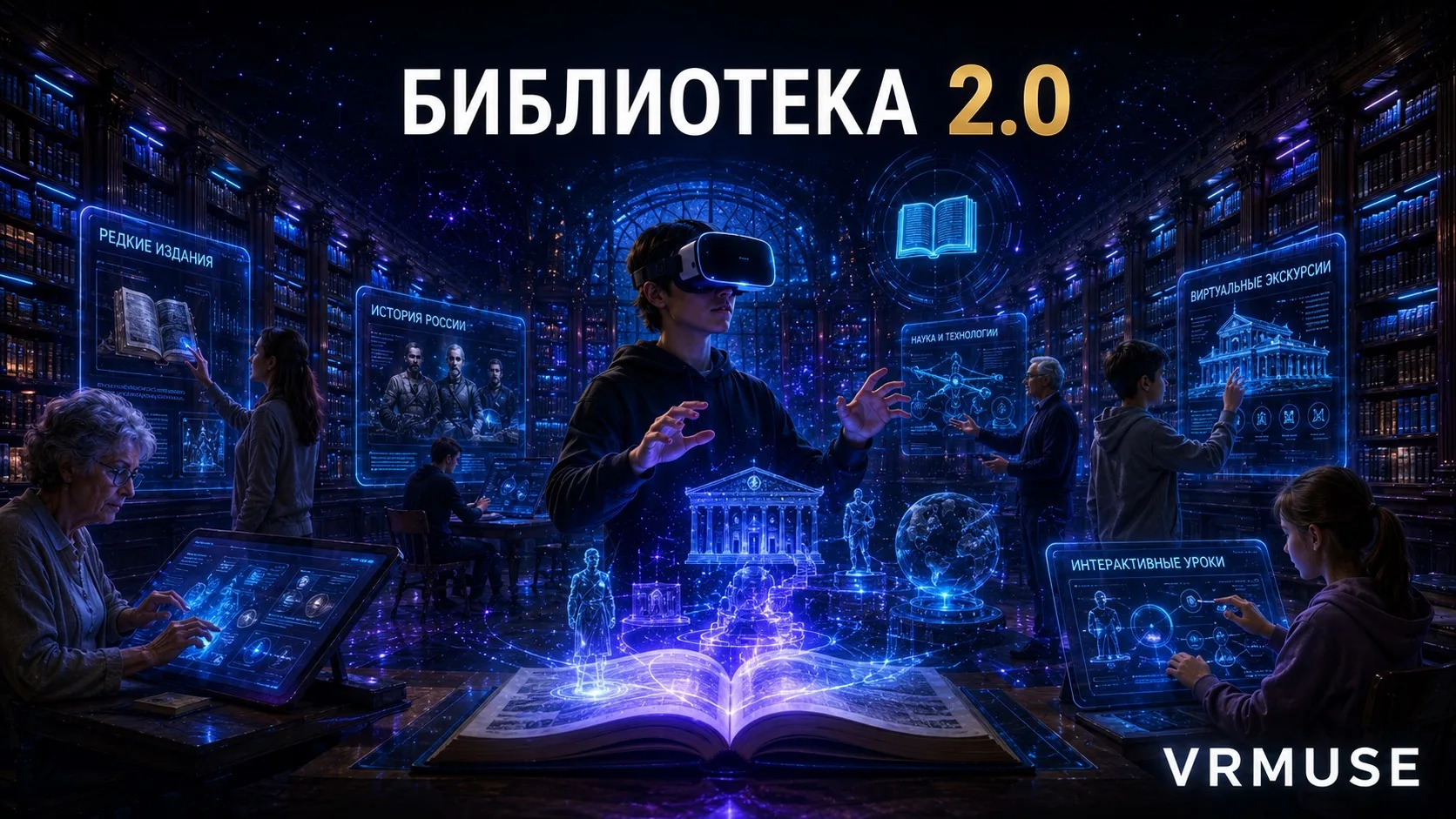 📚 Библиотека 2.0: почему библиотеки становятся центрами технологий

Библиотека в массовом представл