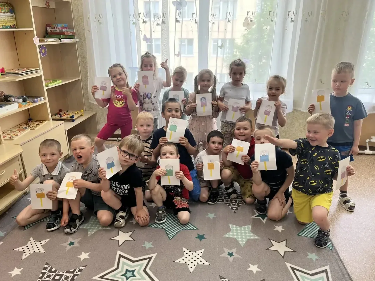 ✂️Художественно-эстетическое развитие (аппликация) ✂️
Не любить мороженое     
Дело невозможное.
Эск
