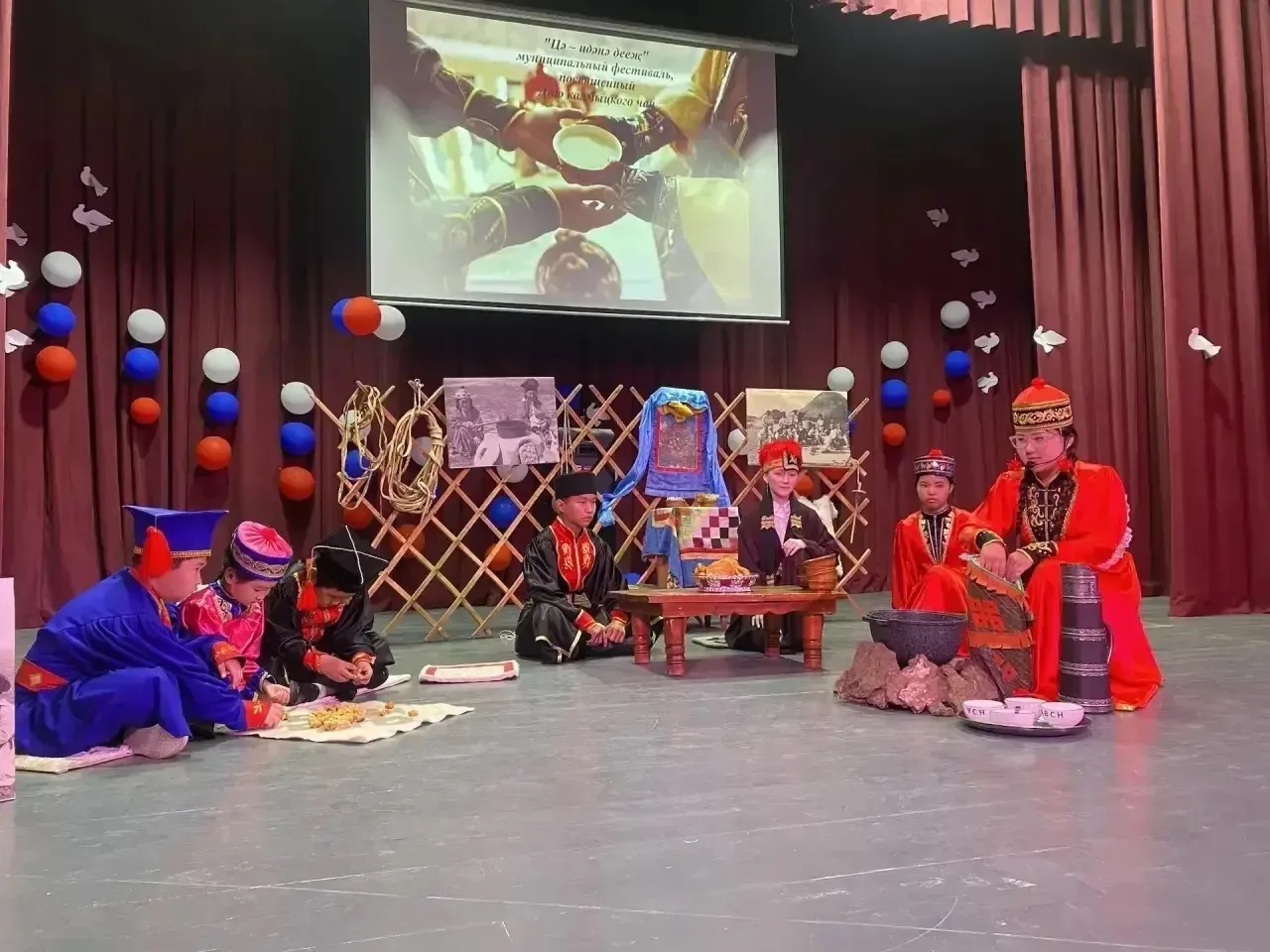 💫Магия калмыцкого чаепития на нашем показе.