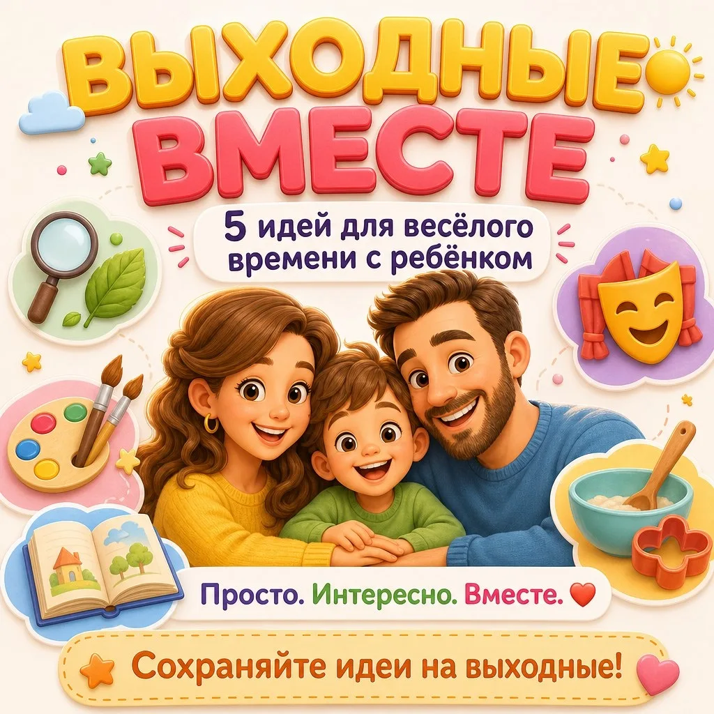 🌈 Выходные - отличный повод побыть вместе!