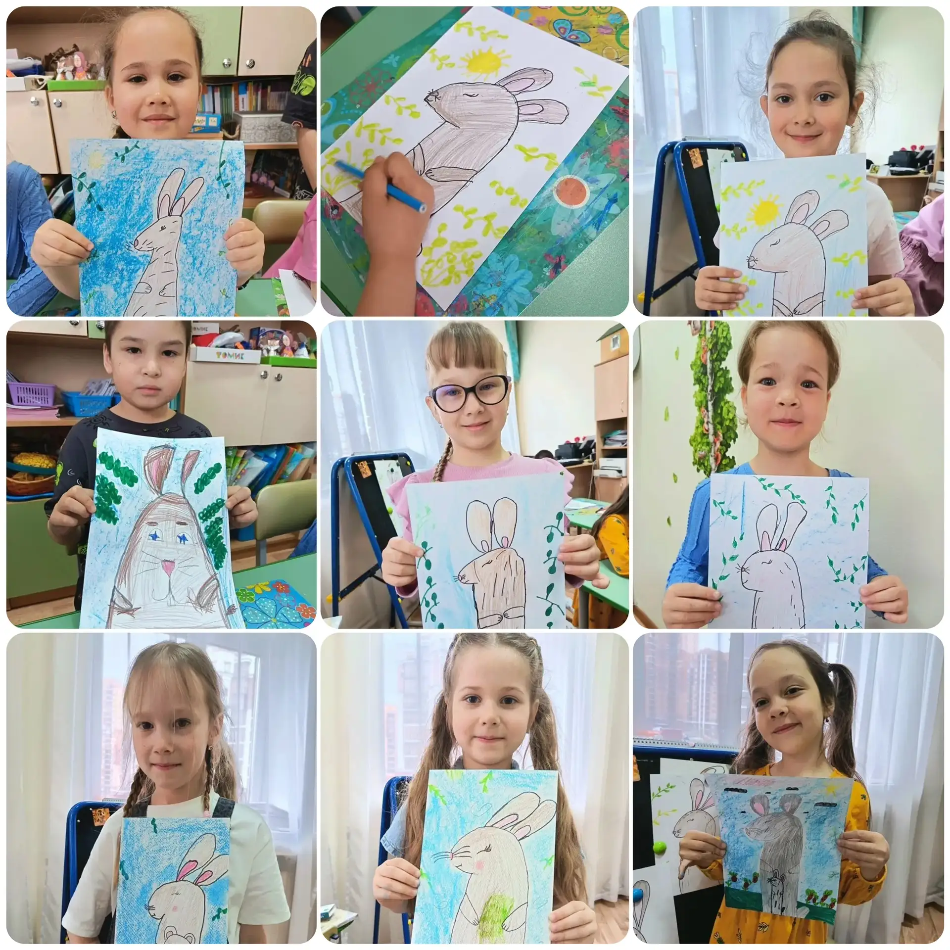 🐰✨ Волшебные кролики: творчество наших малышей! ✨🐰

Сегодня в нашем детском саду царила особая атм