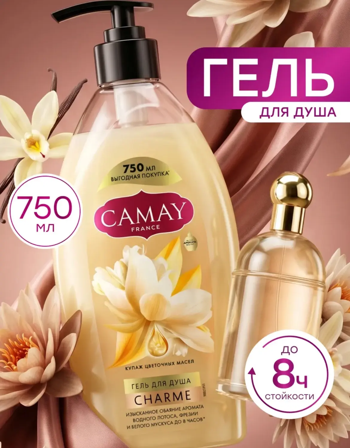 Парфюмированный гель для душа 🌼