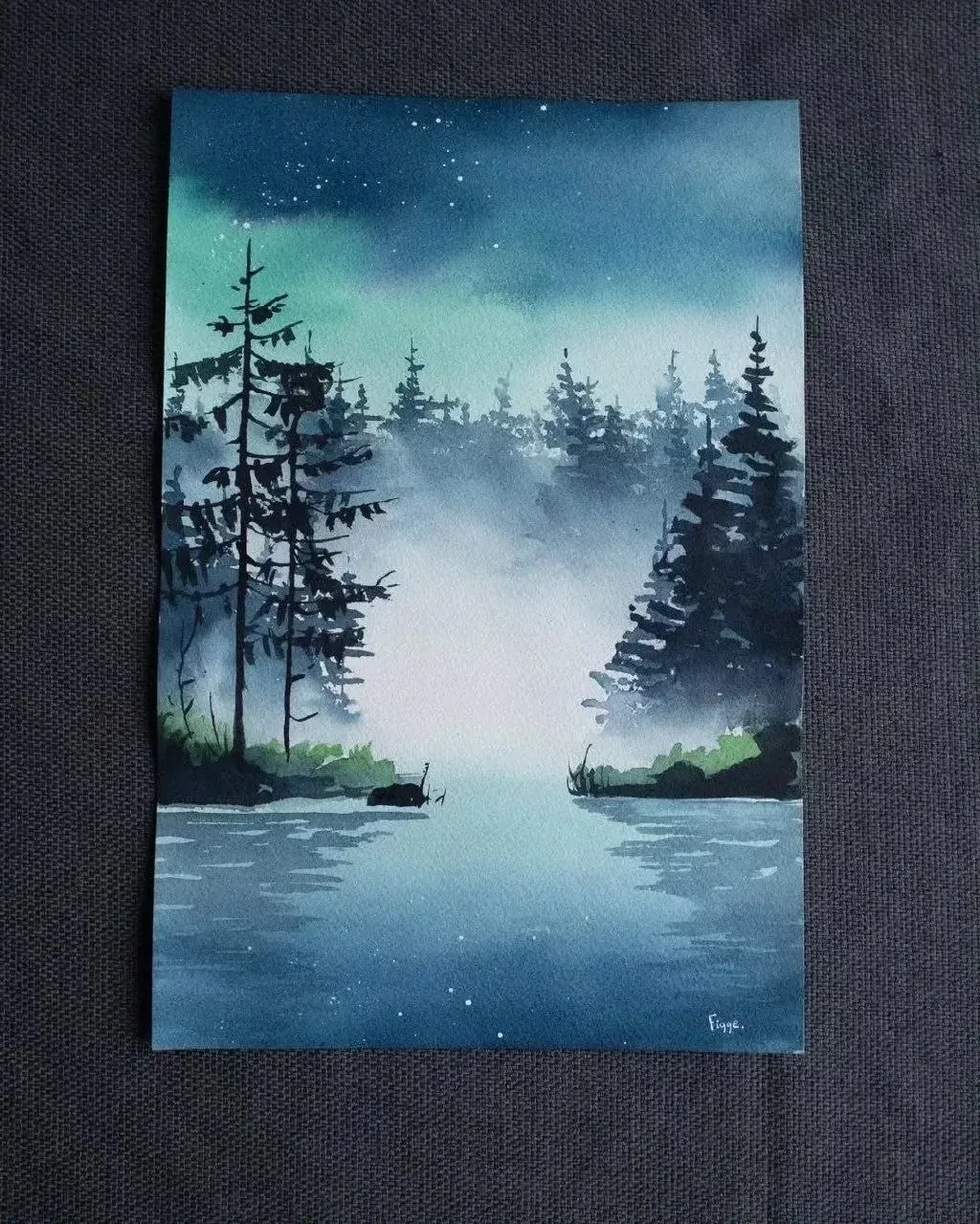 Лес у воды

Рисуем вместе🎨