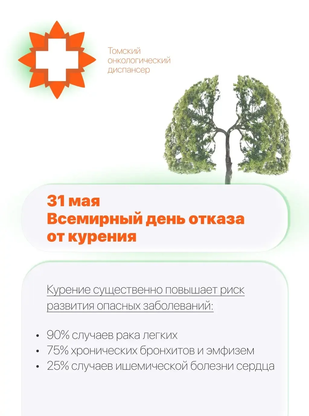 Ежегодно 31 мая отмечается Всемирный день отказа от курения.