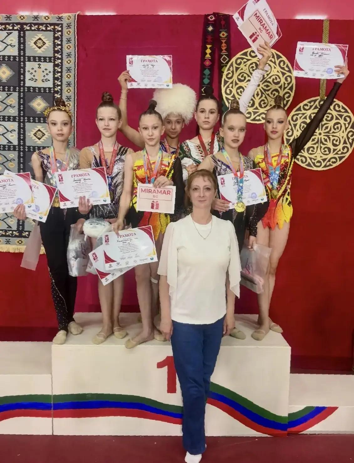 Гимнастки Мостовского покорили Махачкалу на турнире «Золотая лента».  В соревнованиях приняли участи