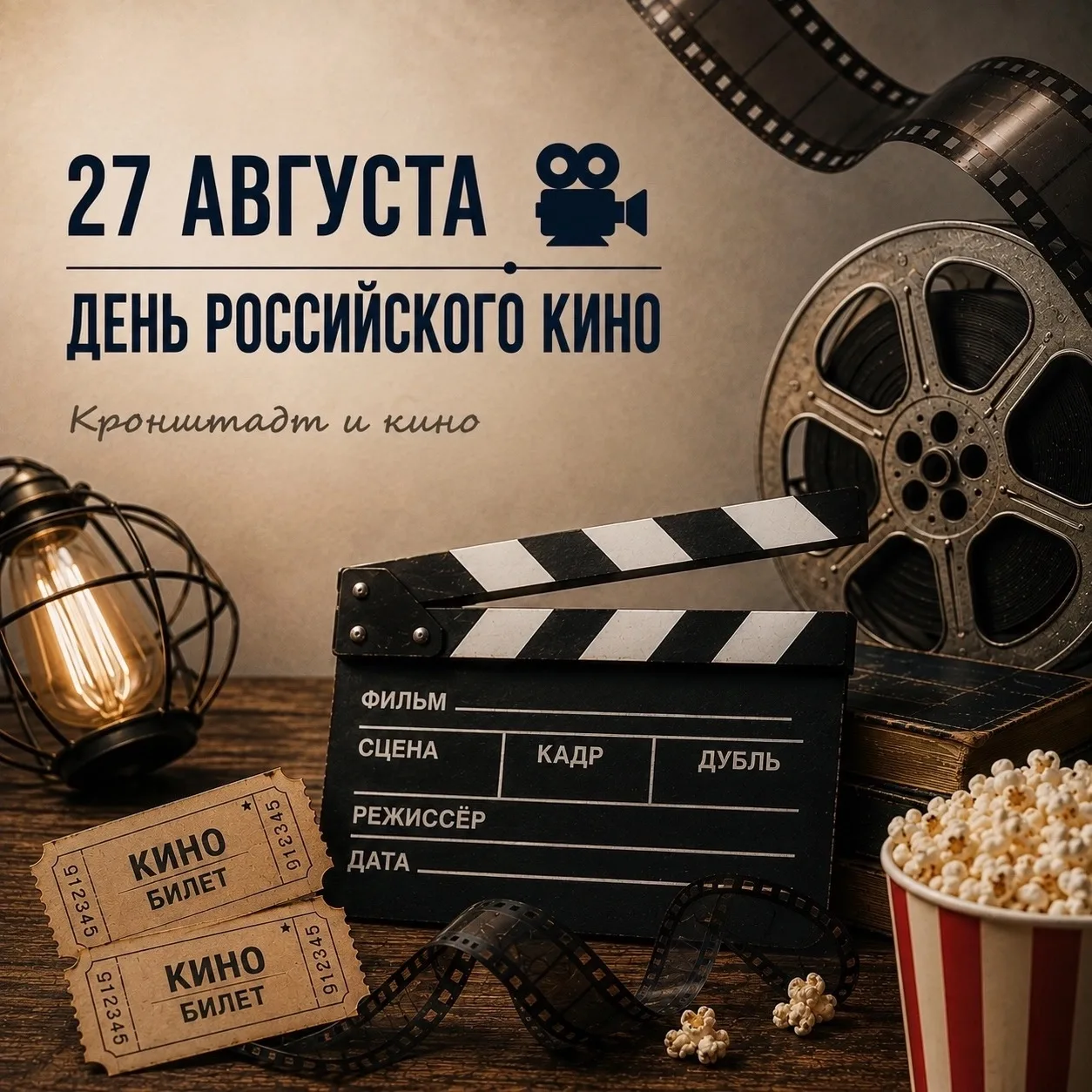 27 августа отмечается День российского кино — праздник, посвящённый истории и современн...