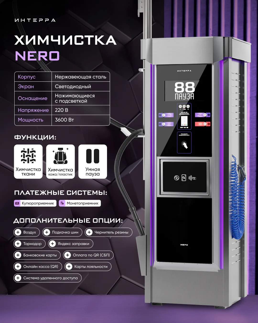 ✅Хичитка самообслуживания подходит для автомоек, паркингов, азс , парковки торговых центров. Можно п