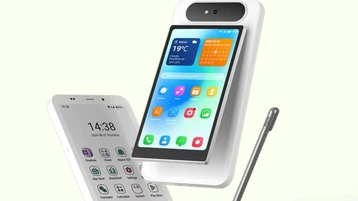 Bigme выпустила смартфон с двумя экранами: E-Ink и съёмным ЖК