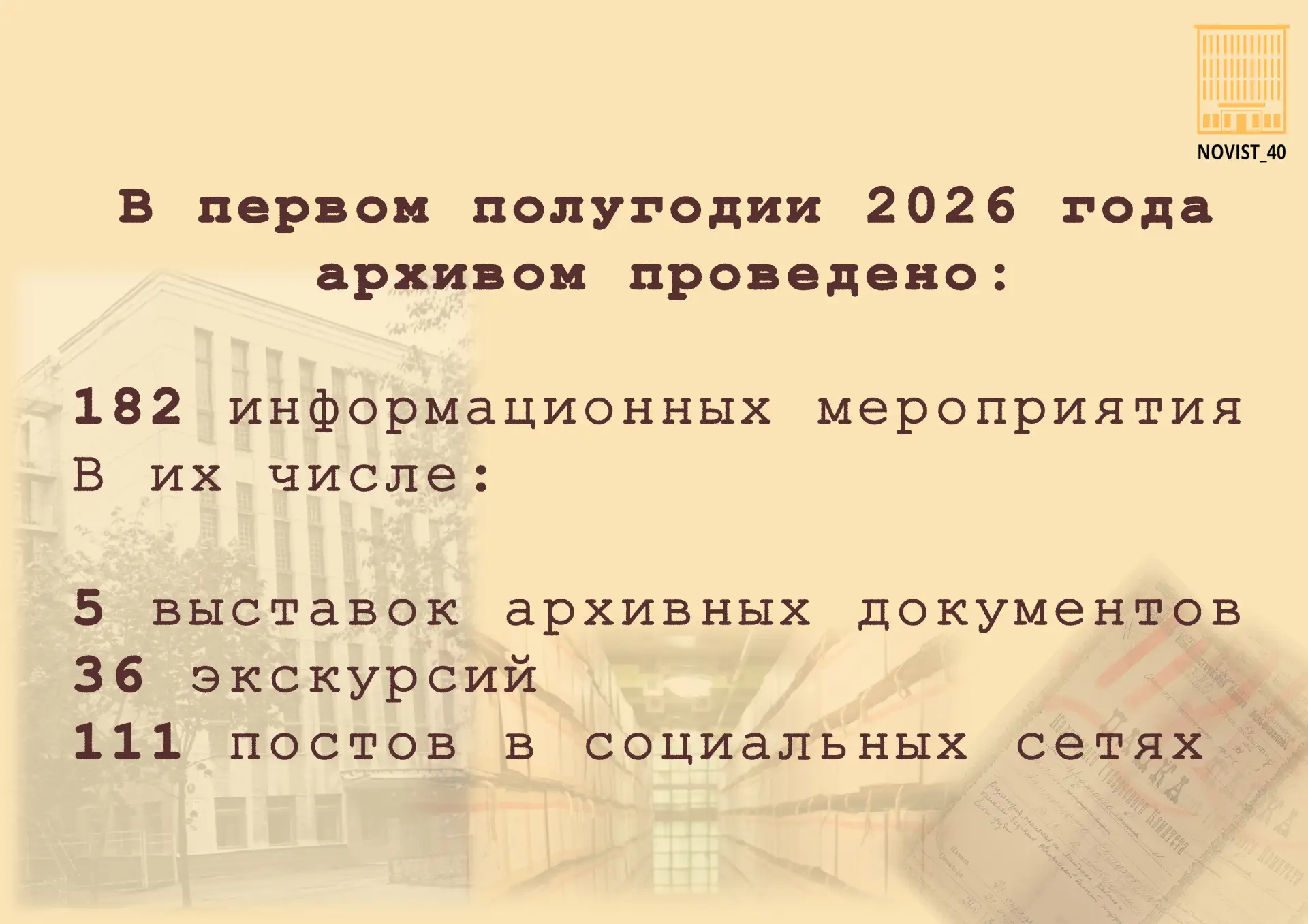 Итоги работы архива в первом полугодии 2026 года

#Тема_дня_итоги_первого_полугодия
