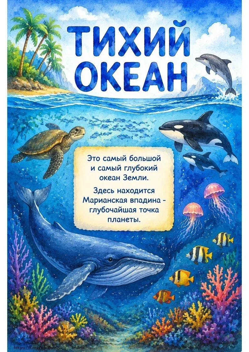 💙 8 июня отмечается Всемирный день океанов — международный экологический праздник, при...
