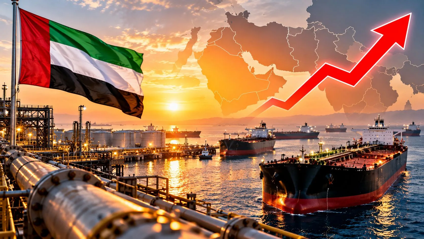 Экспорт нефти с Ближнего Востока превысил уровни, которые фиксировались до начала боевы...