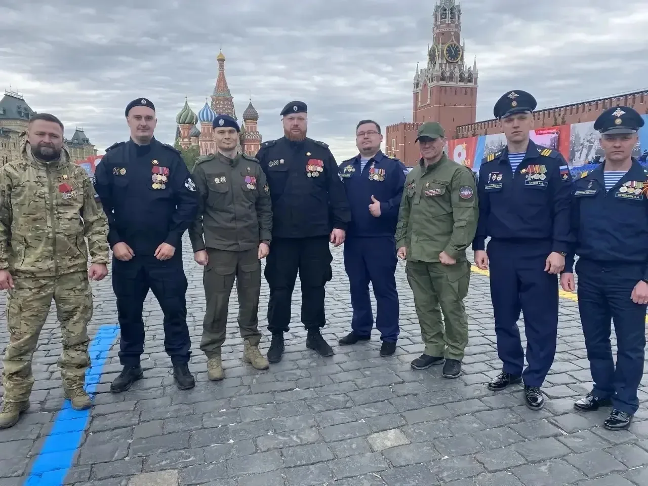 Наши на Параде в Москве