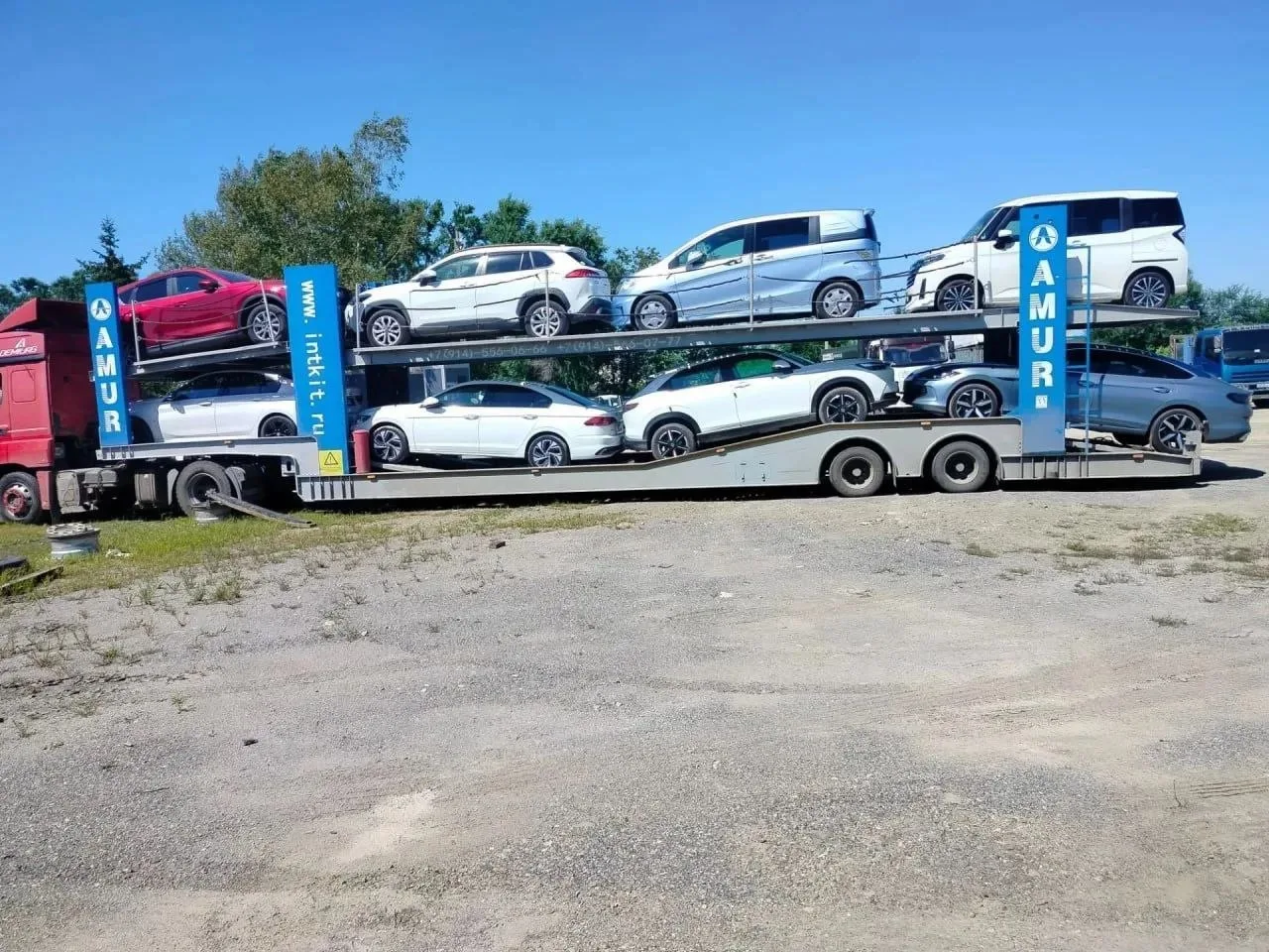 Наш VOLKSWAGEN BORA для клиента Марата погружен на автовоз, ждем автомобиль в Уфе🔥