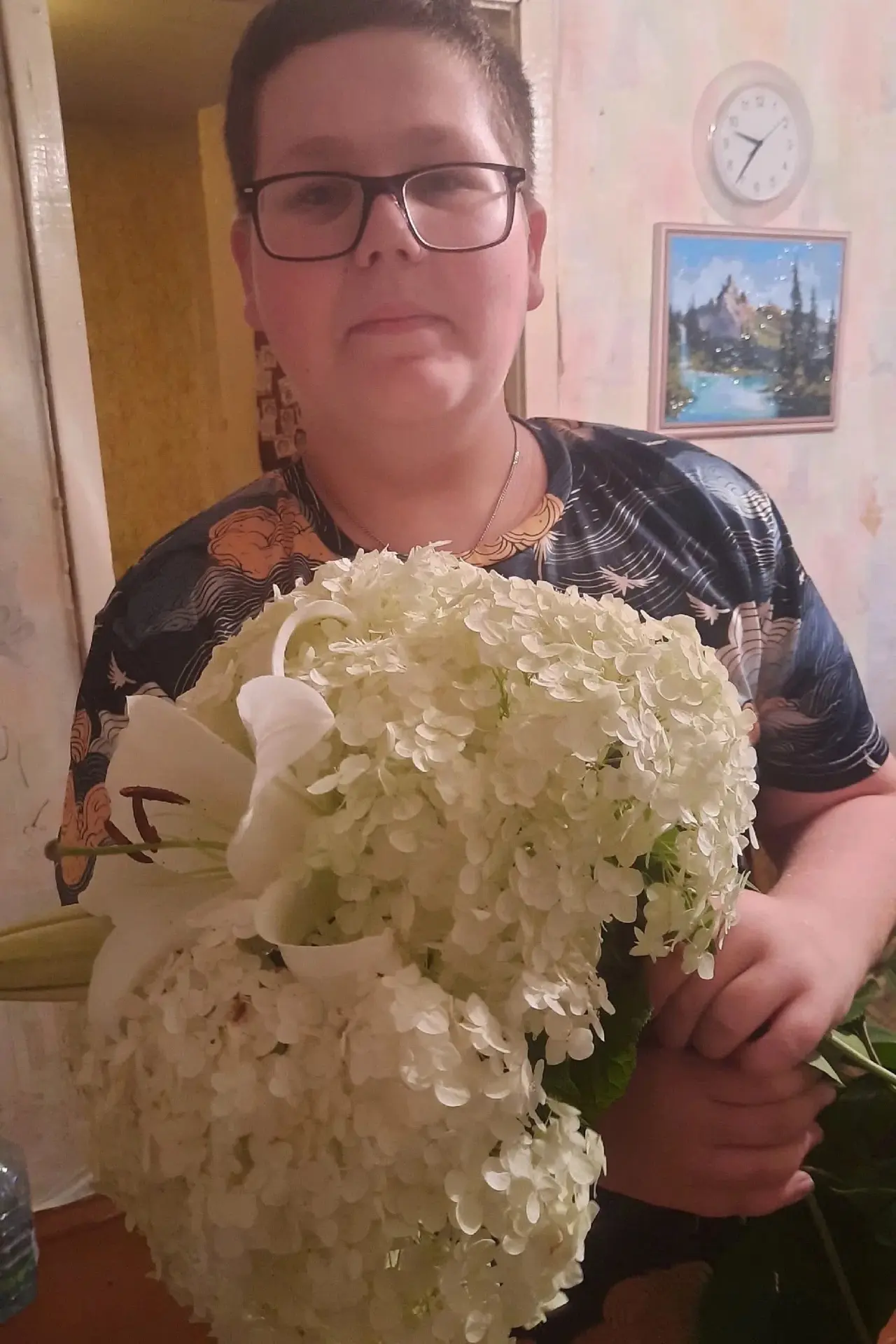 💐 «Дарите женщинам цветы» - такой простой, но такой важный девиз у нашего ученика, Коли Манакова!

