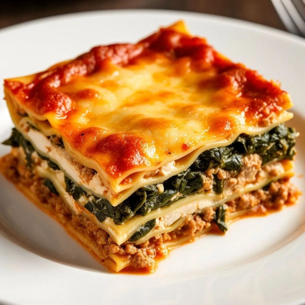 Лазанья с курицей и шпинатом в аэрогриле 🧀  ⏱️ Время: 30 мин (+ сборка) 🌡 Температура: 180°C → 160°C