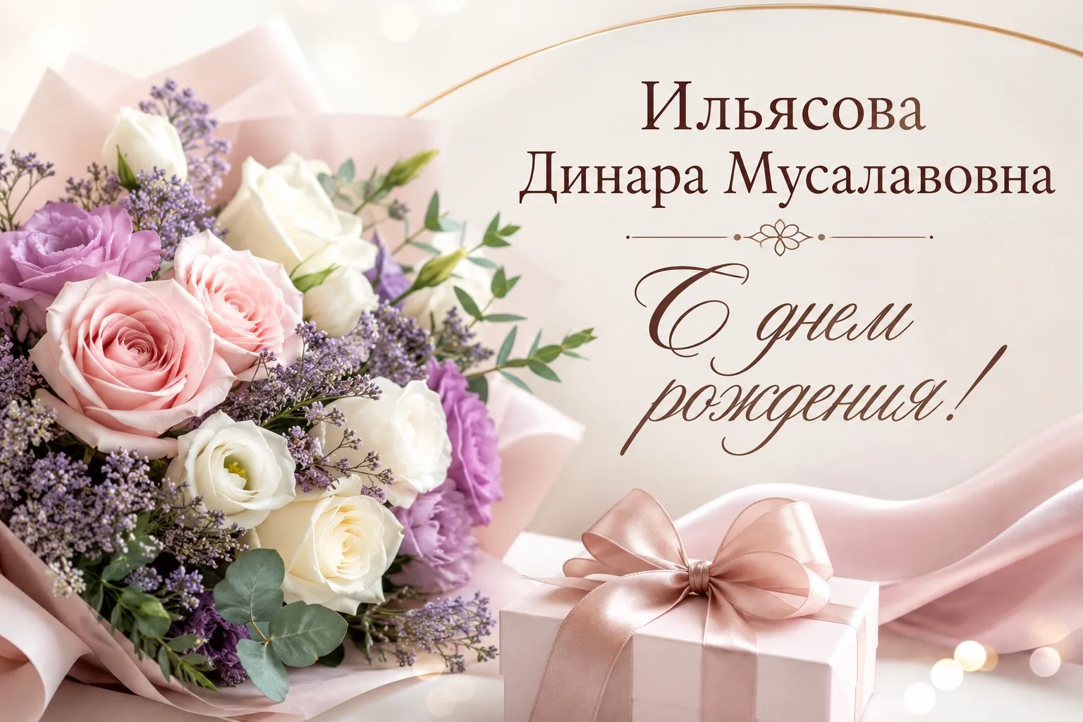 От всей души поздравляем Ильясову Динару Мусалавовну!