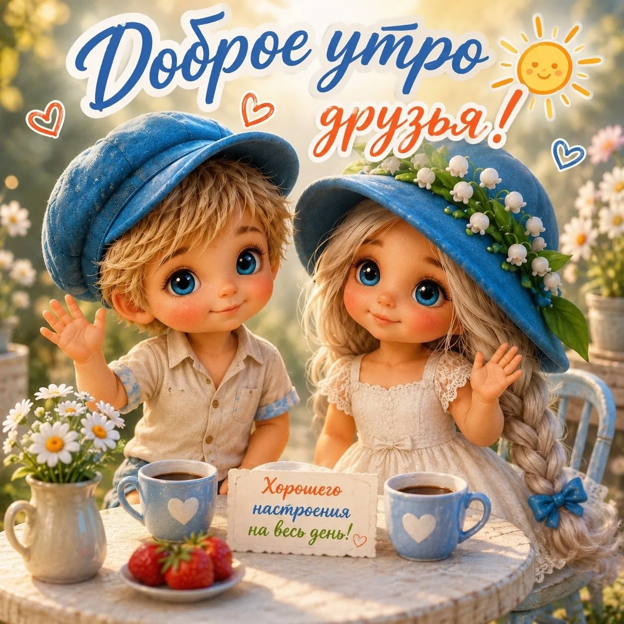 Доброе утро, друзья! ☀️

Пусть этот день начнётся с улыбки и чашечки ароматного кофе. Желаю вам сего