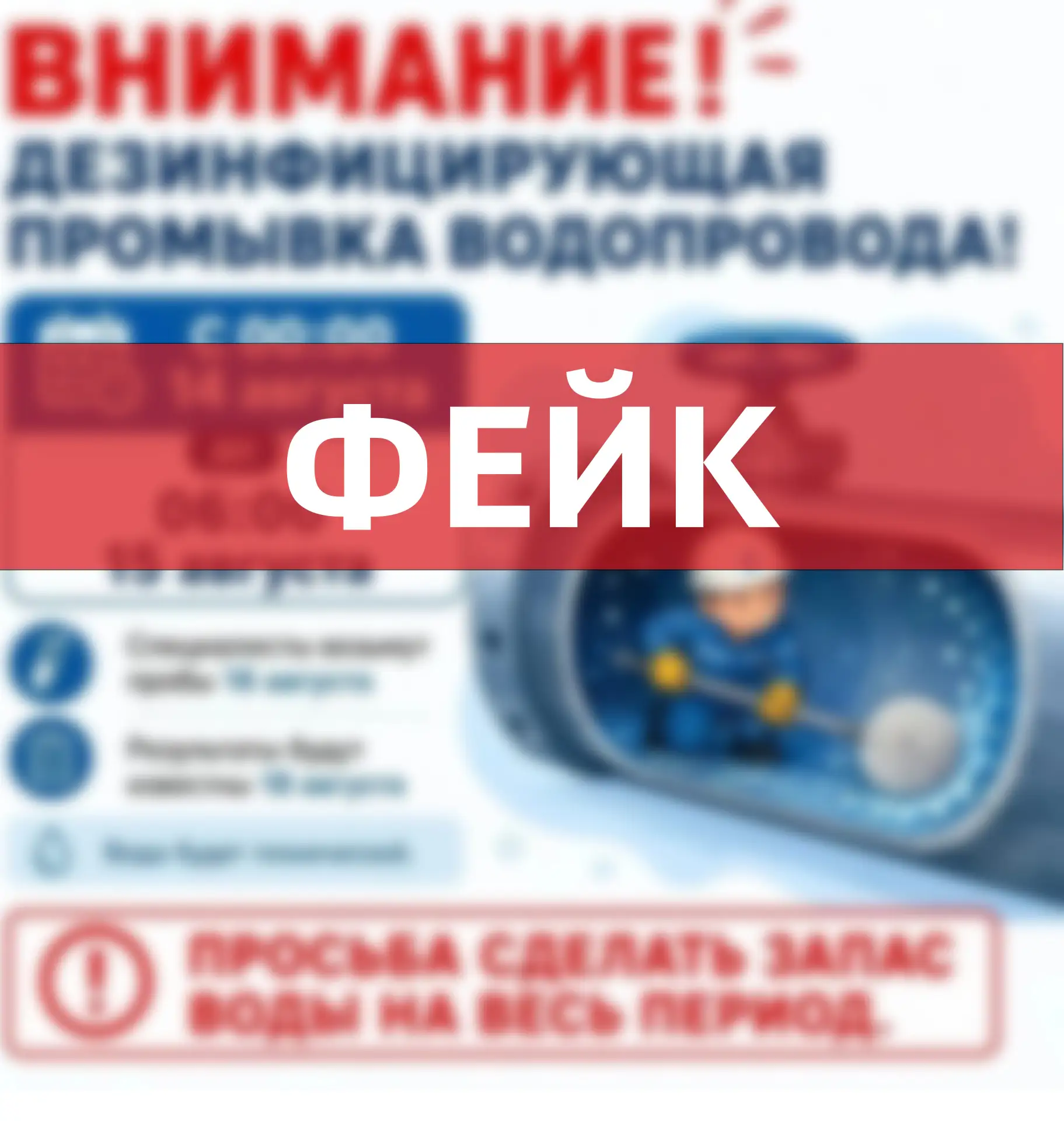 ‼ Внимание, фейк!
