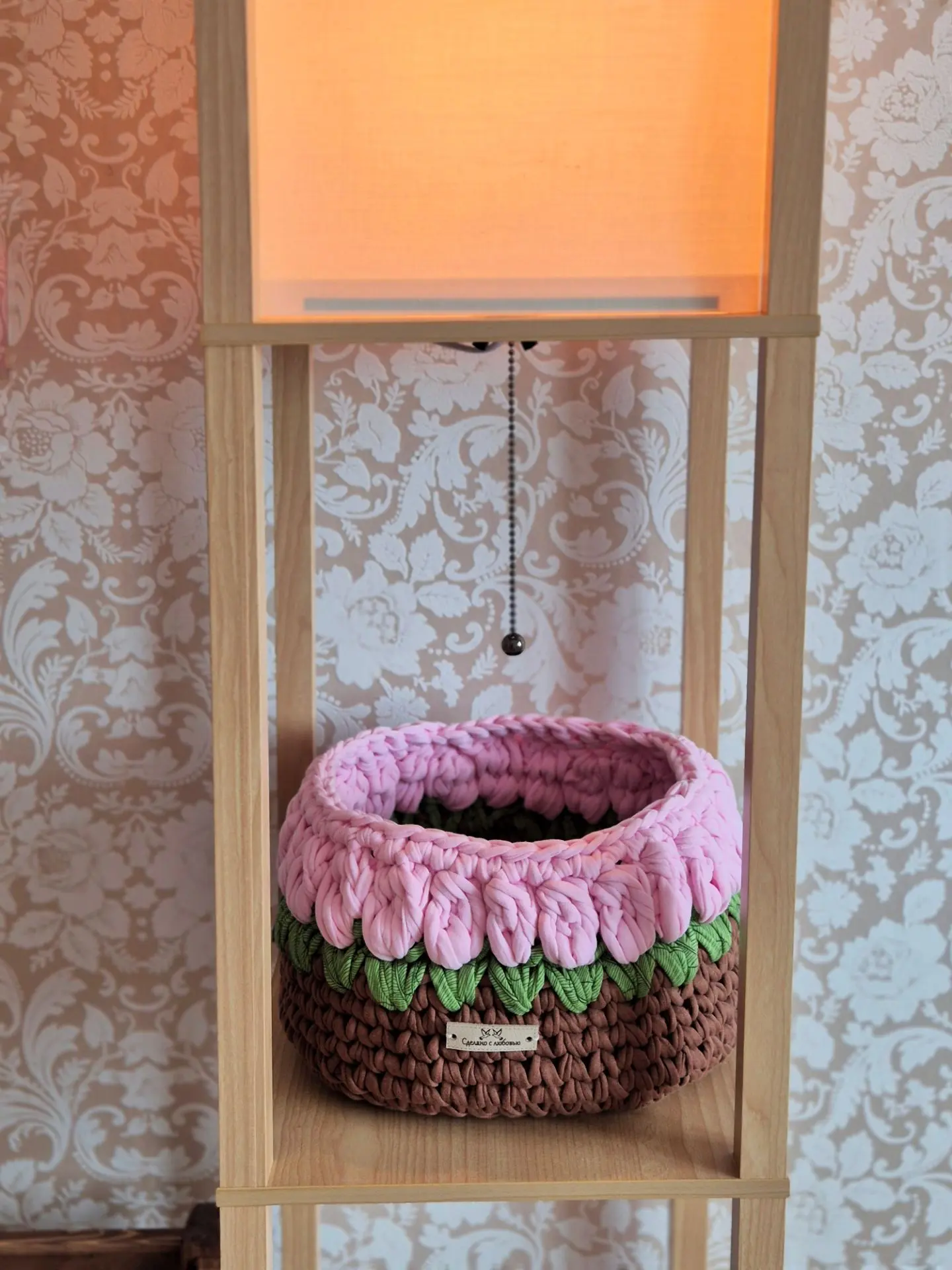 Корзинки с тюльпанами🌷🌹