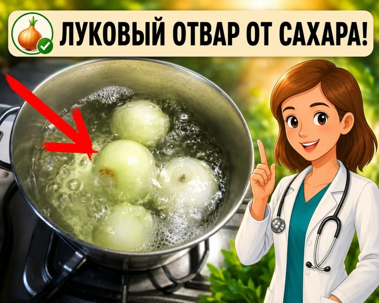 🧅 Утренний луковый эликсир для контроля сахара!