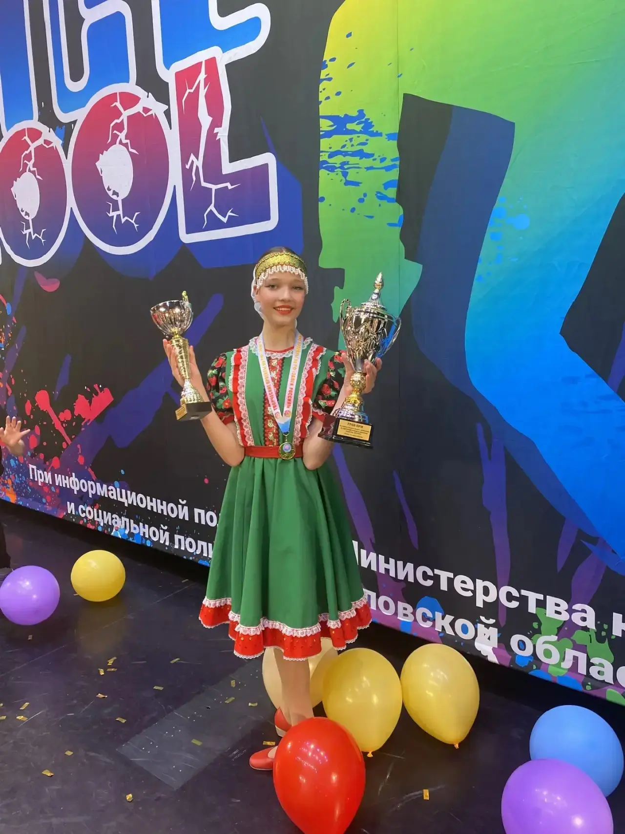 ❤"Танец с ложками"  ❤Ученица 5 класса В - юный талант из народного ансамбля танца "Валдоня" - Кудимо