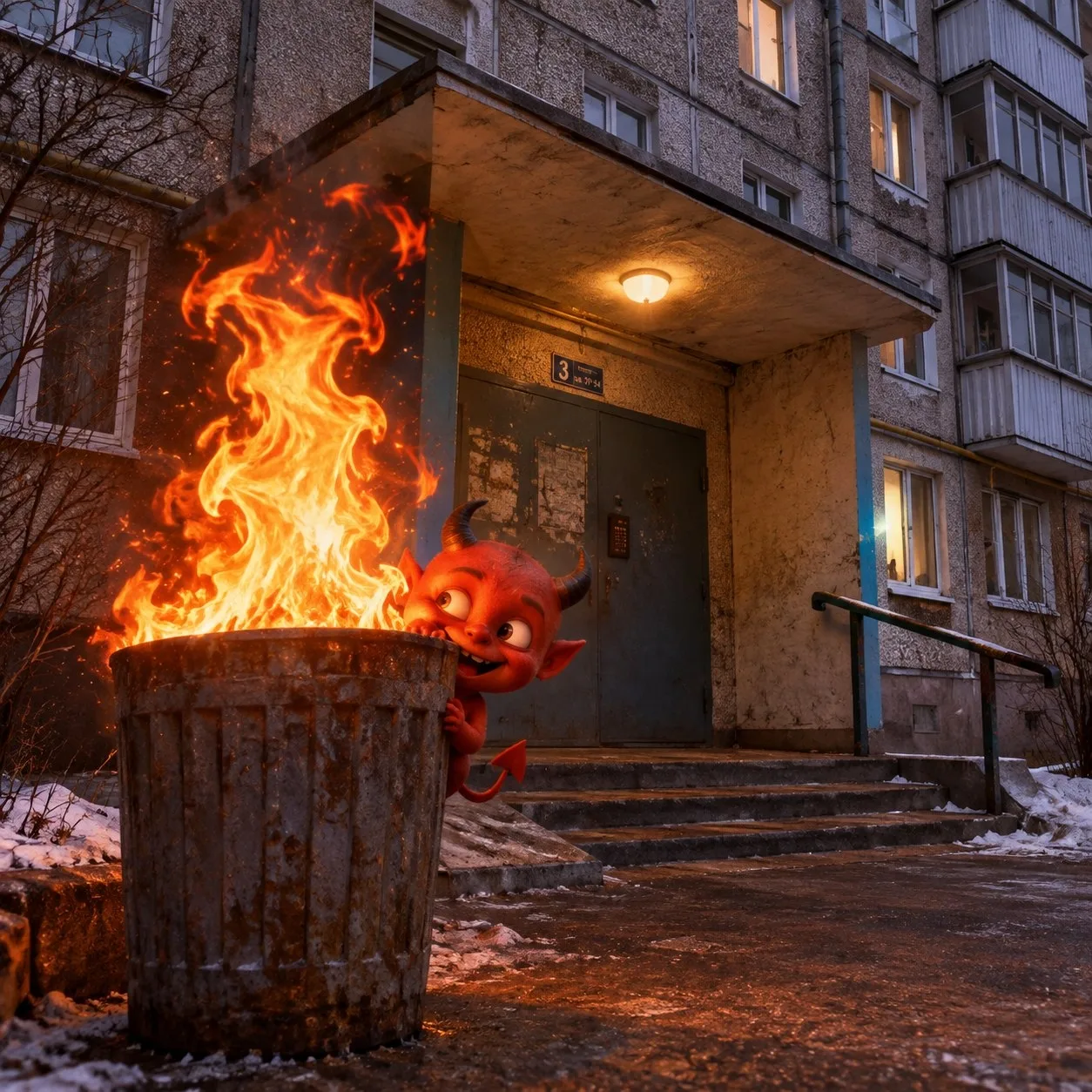🔥Урны у подъездов - не жаровни.