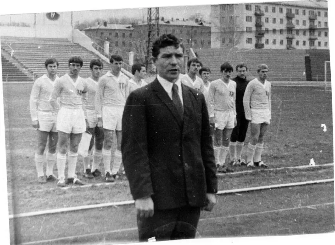 Футбольная команда Томского политехнического института. 1972 год