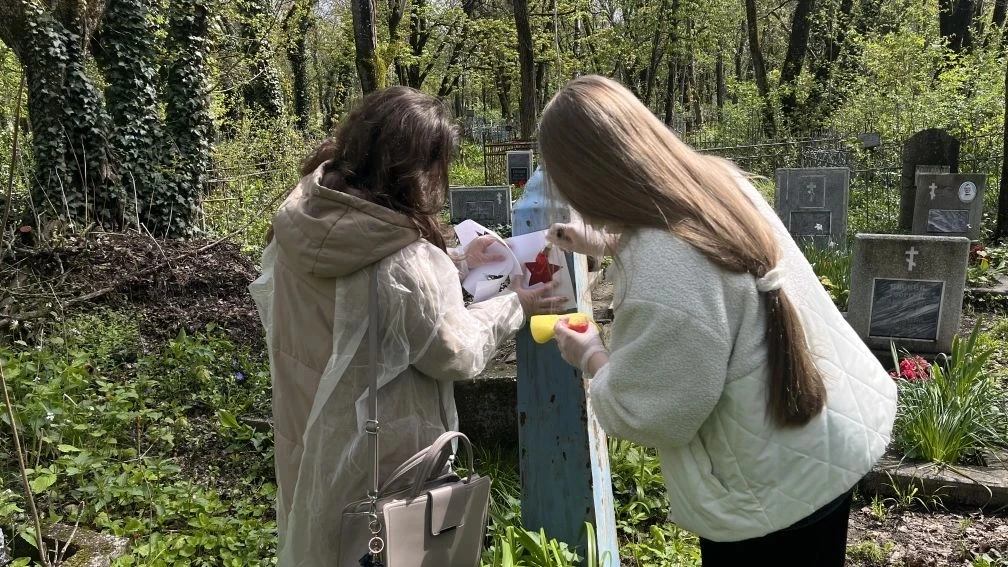 ⭐Студенты филиала 5 мая традиционно приняли участие в ежегодной акции Промышленного района «Память»,