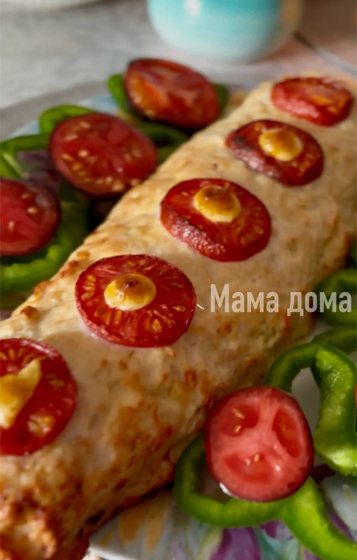 КУРИНЫЙ РУЛЕТ С ЯЙЦОМ И ЛУКОМ В ДУХОВКЕ
