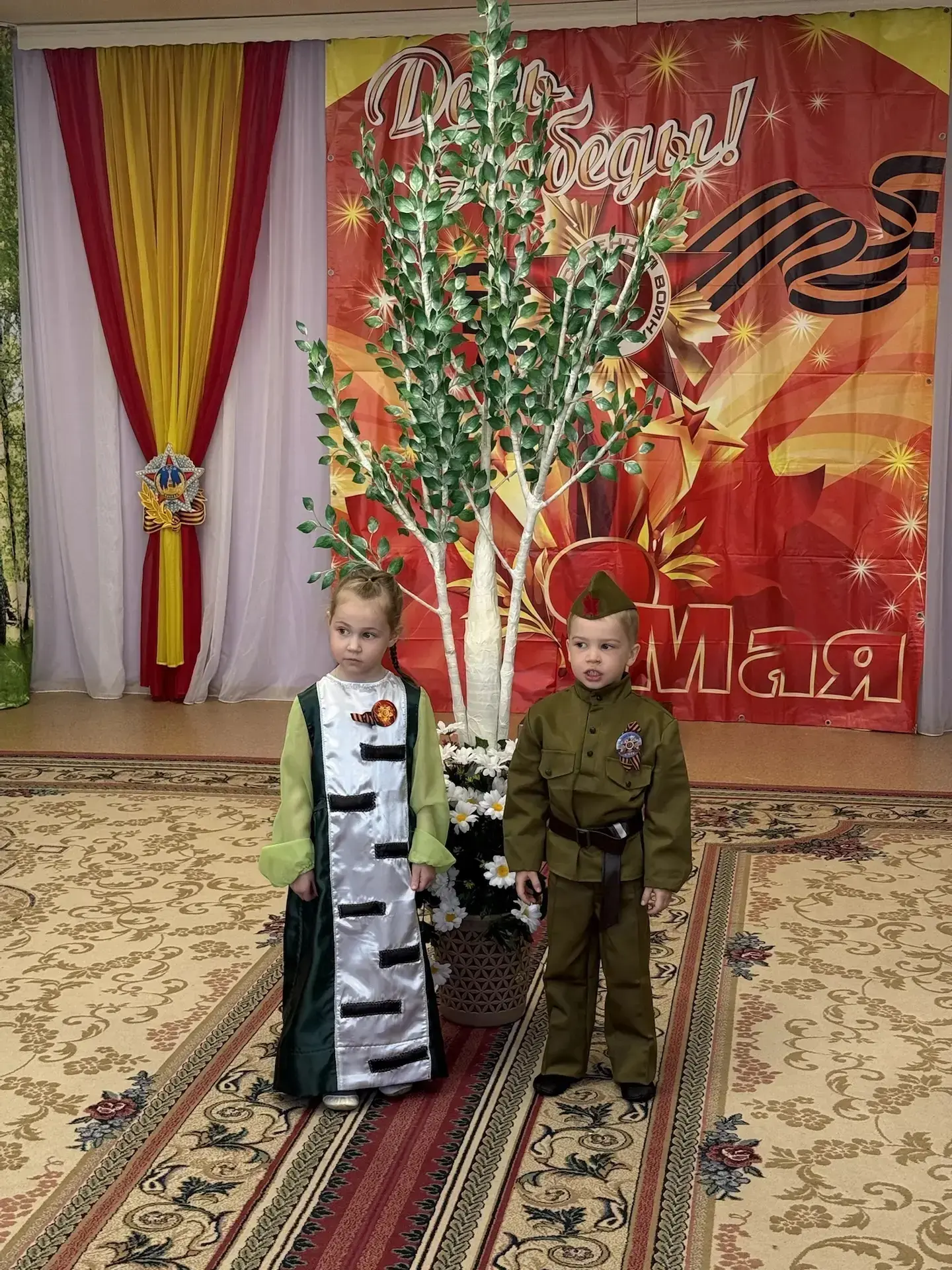 В преддверии великого праздника Дня Победы в корпусе «Сказка» дошкольного отделения прошло мероприят
