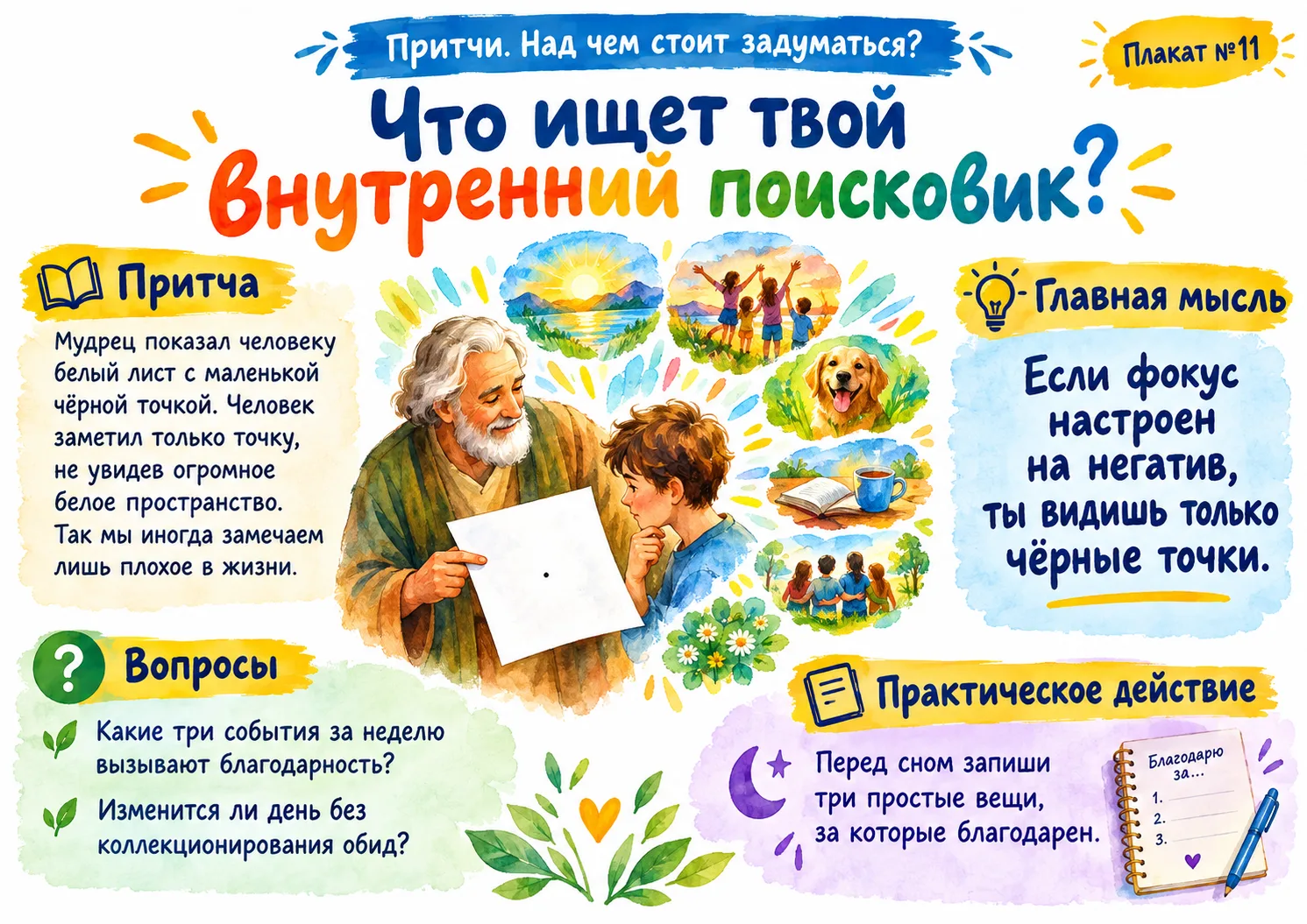 ⭐️О чем стоит подумать? Поучительная притчи!🤗