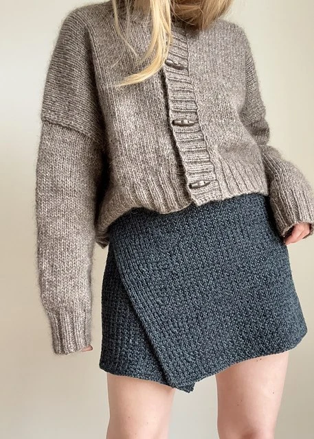 sylvia wrap skirt by aegyoknit