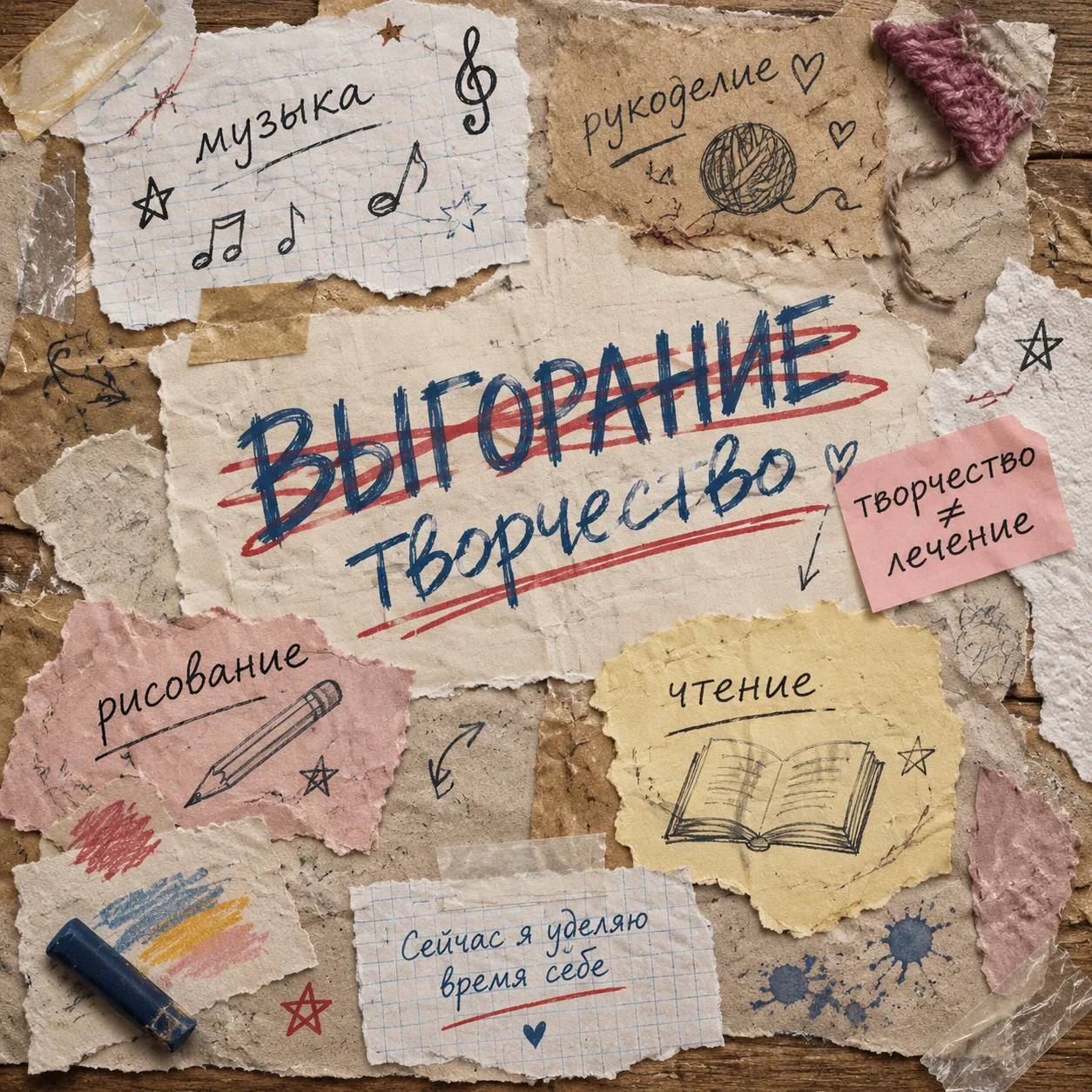 🧠 Выгорание не всегда проходит после отпуска. Но творчество может стать частью восстан...