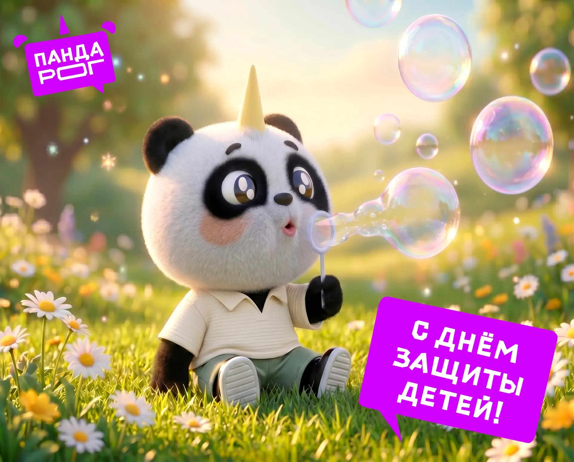 🎈Пандарог поздавляет с Днем Защиты детей!