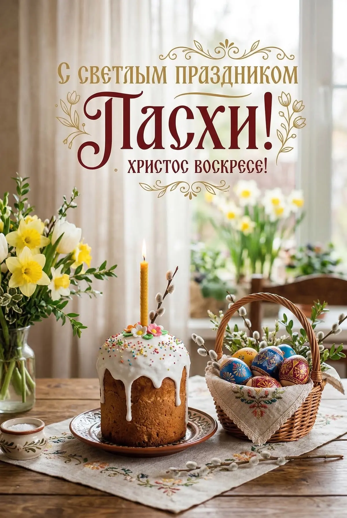 Поздравляем с самым светлым и радостным праздником! 🐣

Пусть пасхальный звон колоколов прогонит все