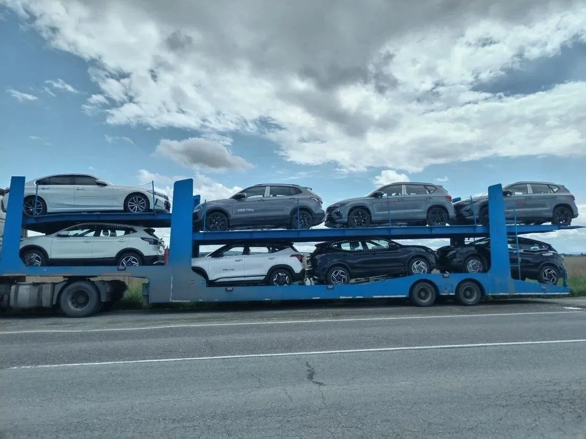 ✅ Автовоз с Jetta VS 5, VW THARU XR, Nissan Qashqai и KIA SELTOS наших клиентов направляется в Москв