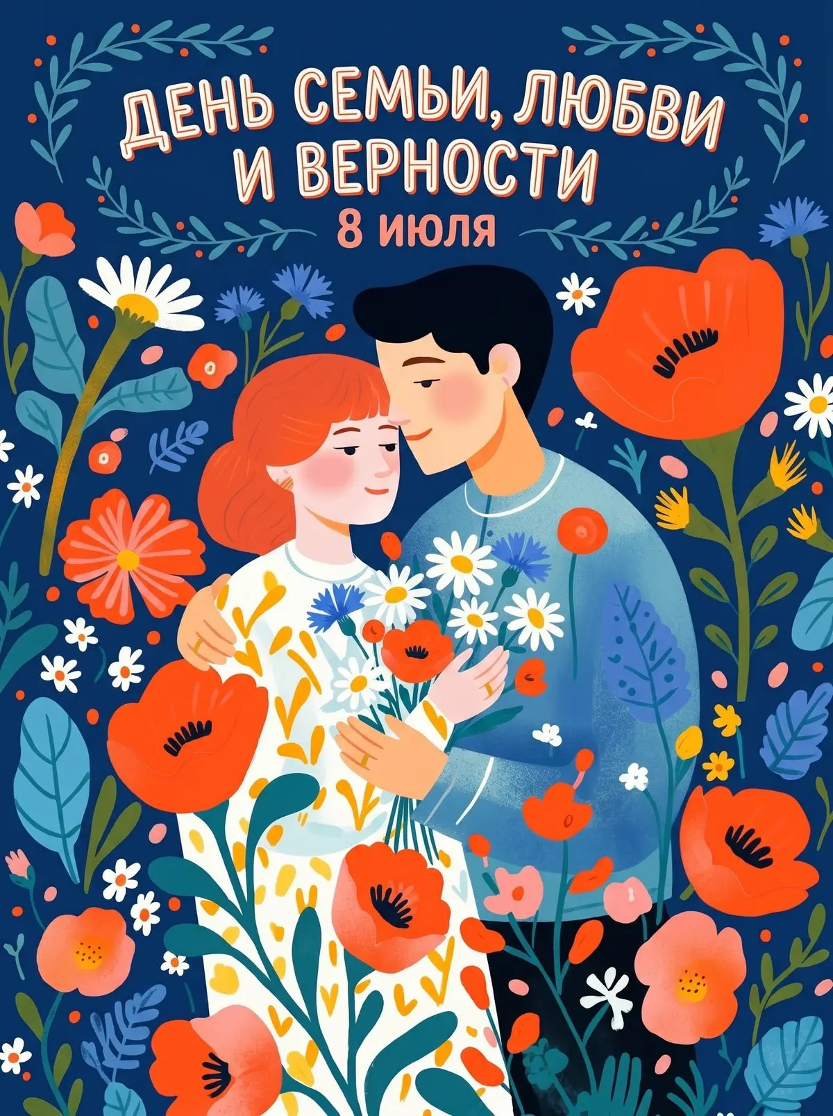 С Днём семьи, любви и верности! 💐

8 июля в России отмечают один из самых светлых и трогательных пр
