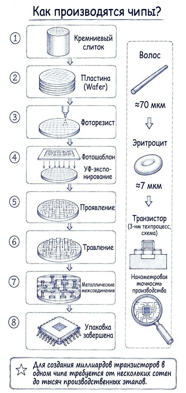 Как работает квантовый компьютер и полупроводниковые чипы