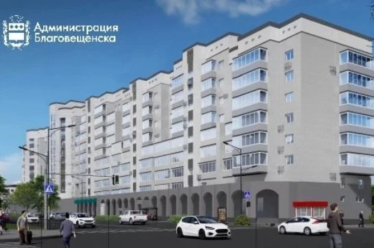 🏗️ В Благовещенске обновили фасады десяти зданий