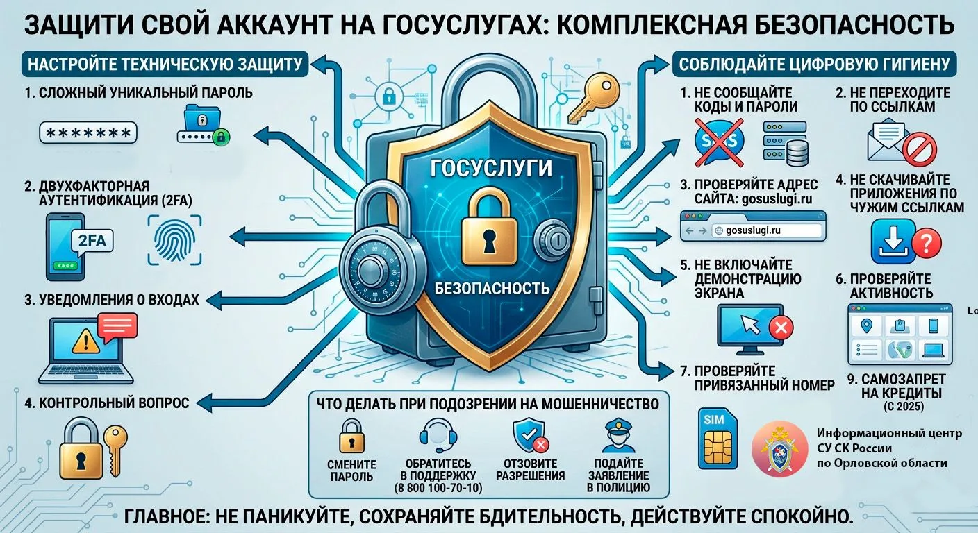 О методах защиты граждан от мошеннических схем, совершаемых через сайт «Госуслуги»