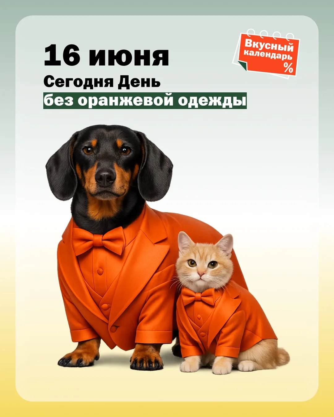 Сегодня запрещено ходить вот в таком оранжевом костюмчике 😞