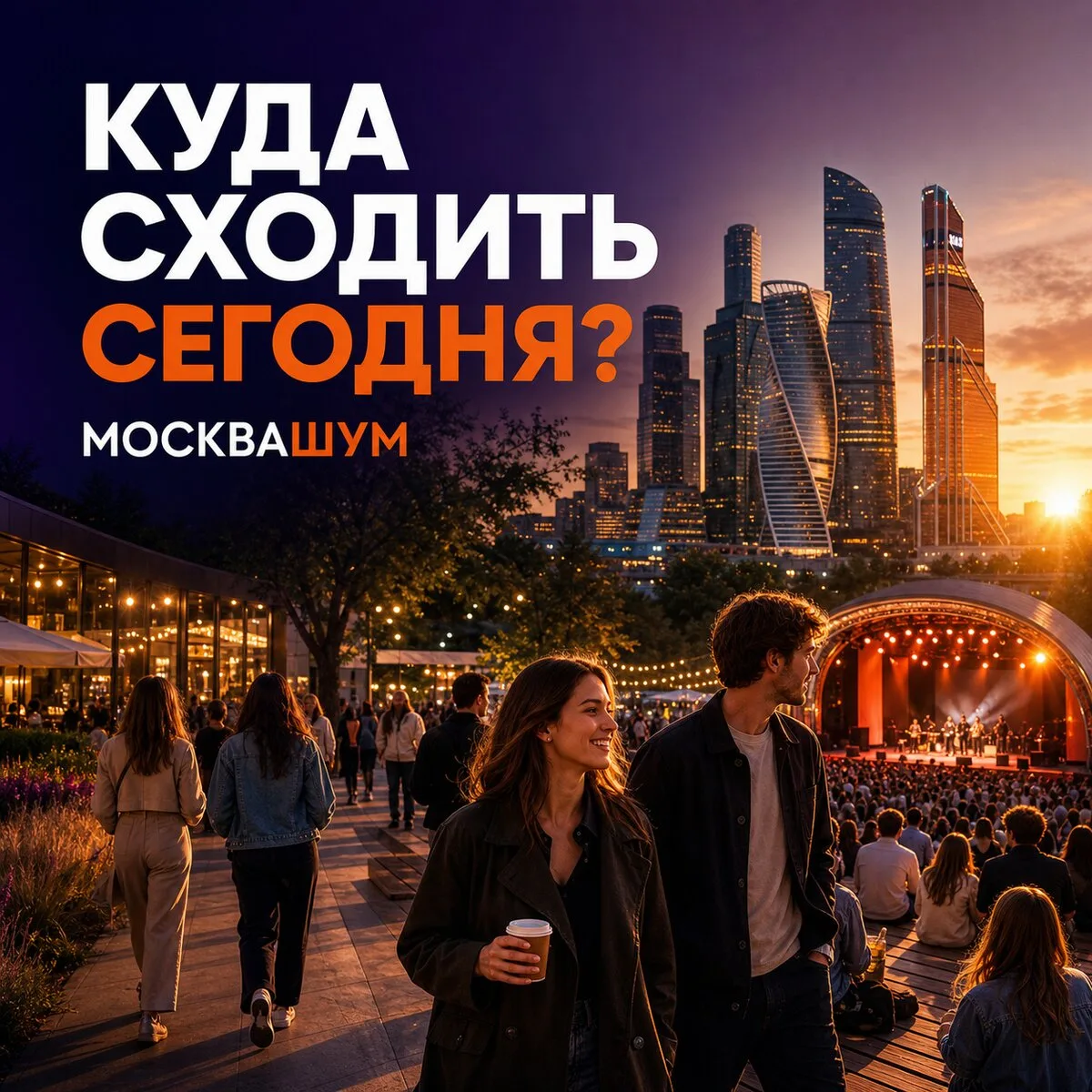 Москва уже знает, куда идти сегодня