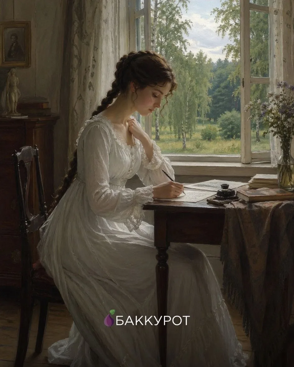 А вы знаете, кому из мужчин понравилась Татьяна Ларина, героиня романа «Евгений Онегин»? ✨  🤍Во-перв