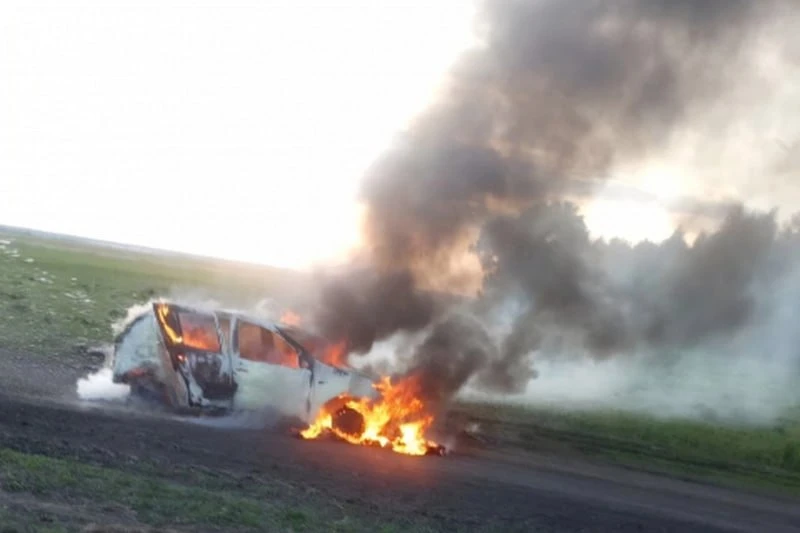 🚓 В Курганской области пожар автомобиля выдал браконьеров