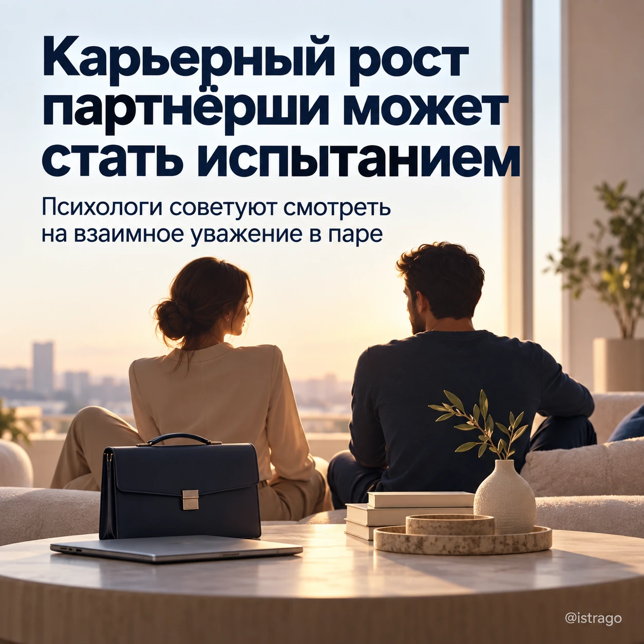 Карьерный рост партнёрши может стать проверкой для отношений