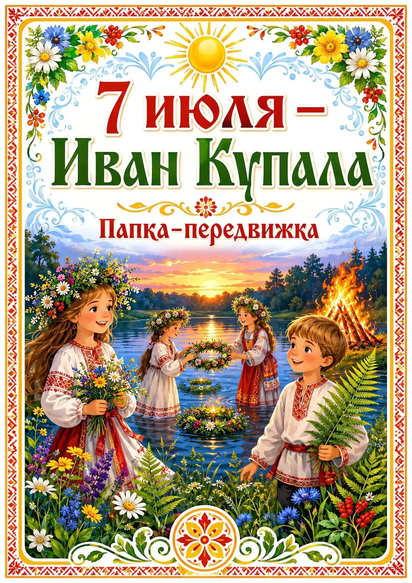 1. 🎇🌿 Ура! Празднуем Иван Купало! Это время волшебства, ярких вечерок и веселья! Собирайте компани