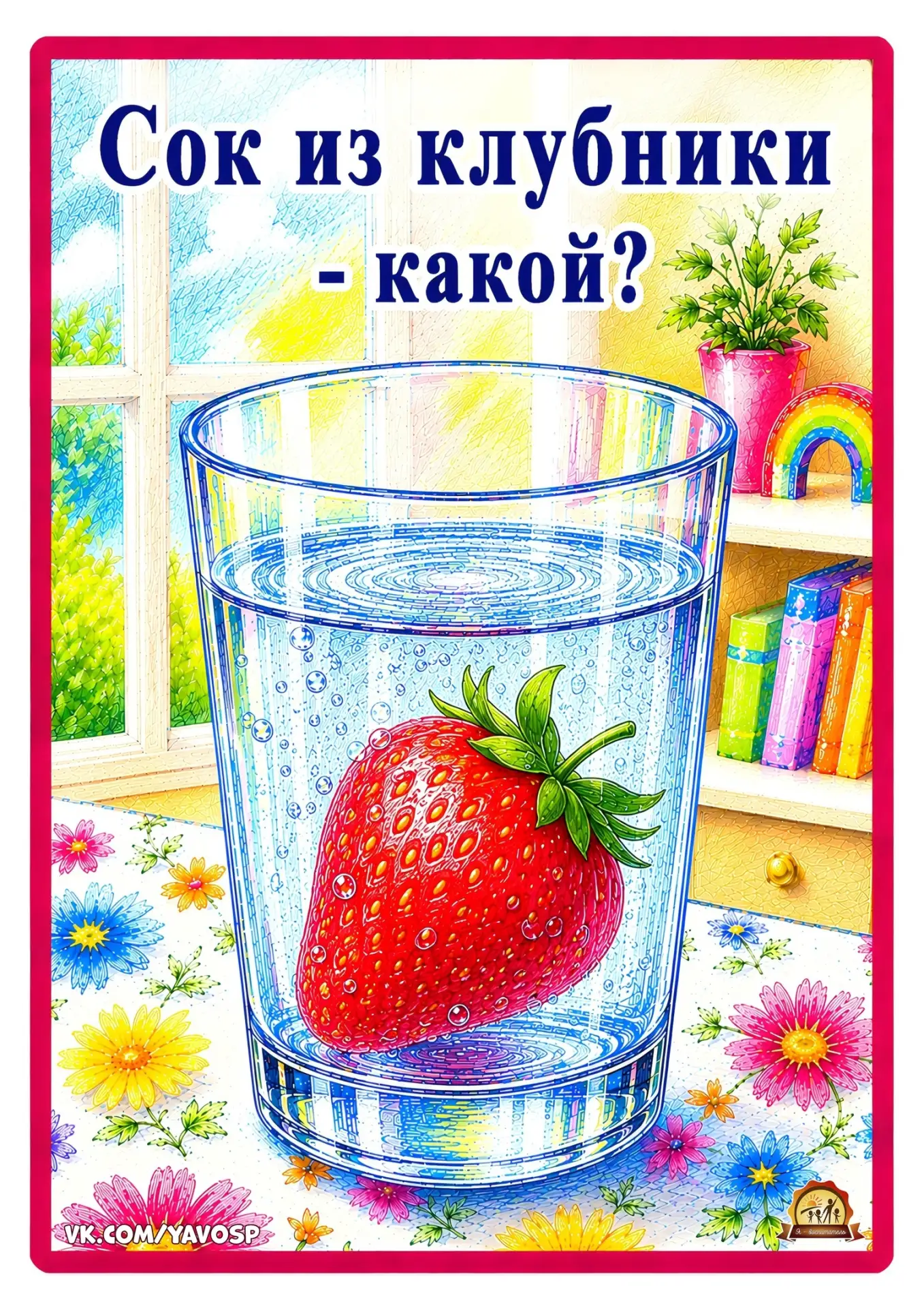 Дидактическая игра для развития речи «Какой сок?»