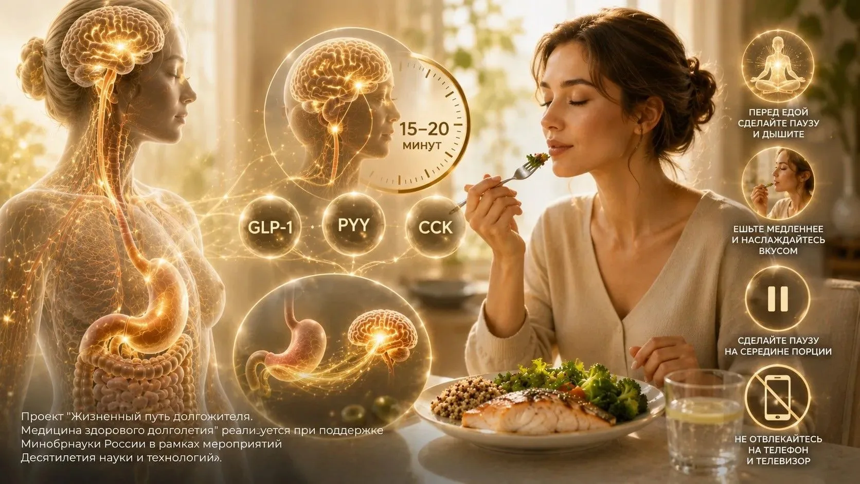 ❓ Хотите есть меньше? Попробуйте есть медленнее
 
🍽 Одной из причин переедания может быть привычка 
