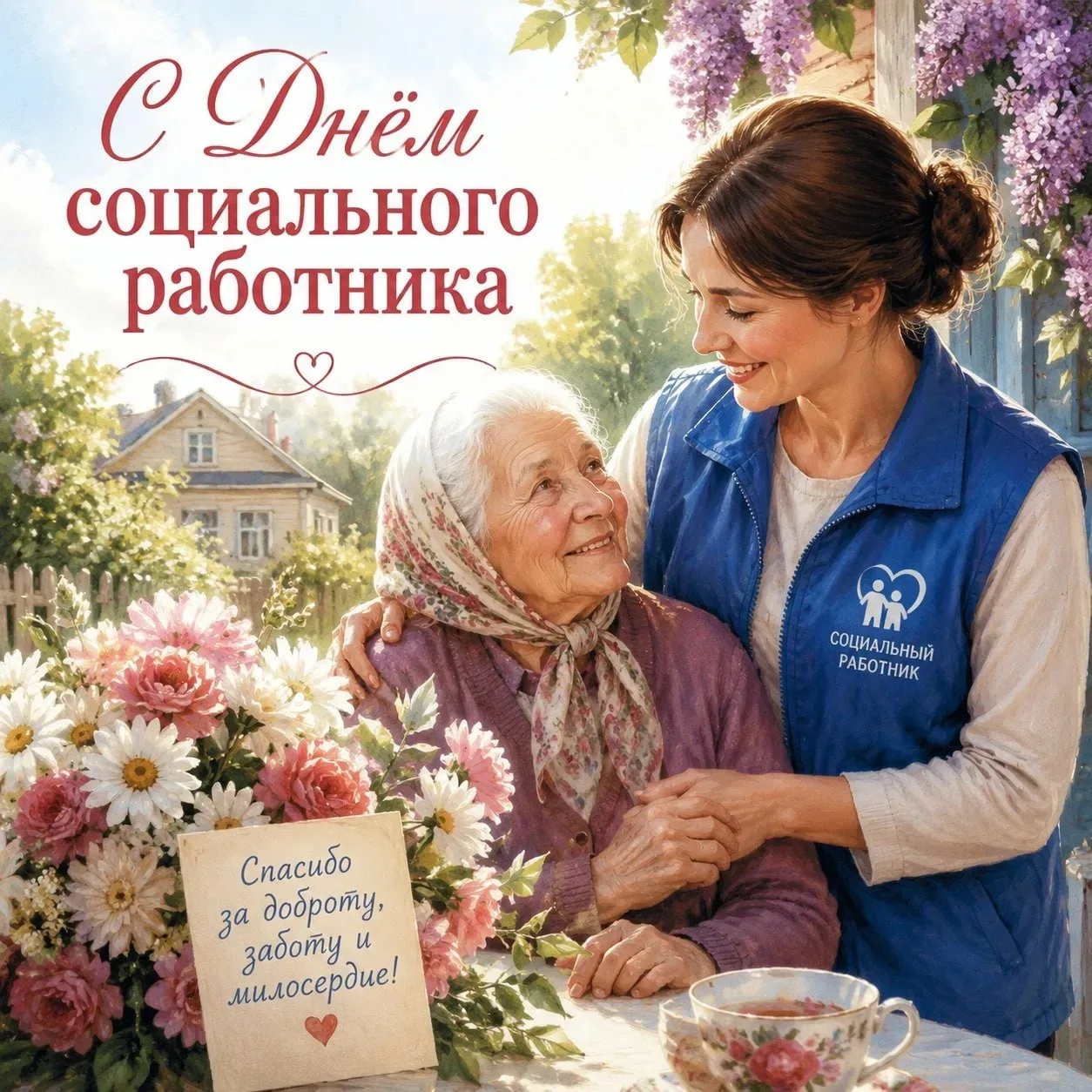 🤝💙 8 июня — День социального работника 💙🤝