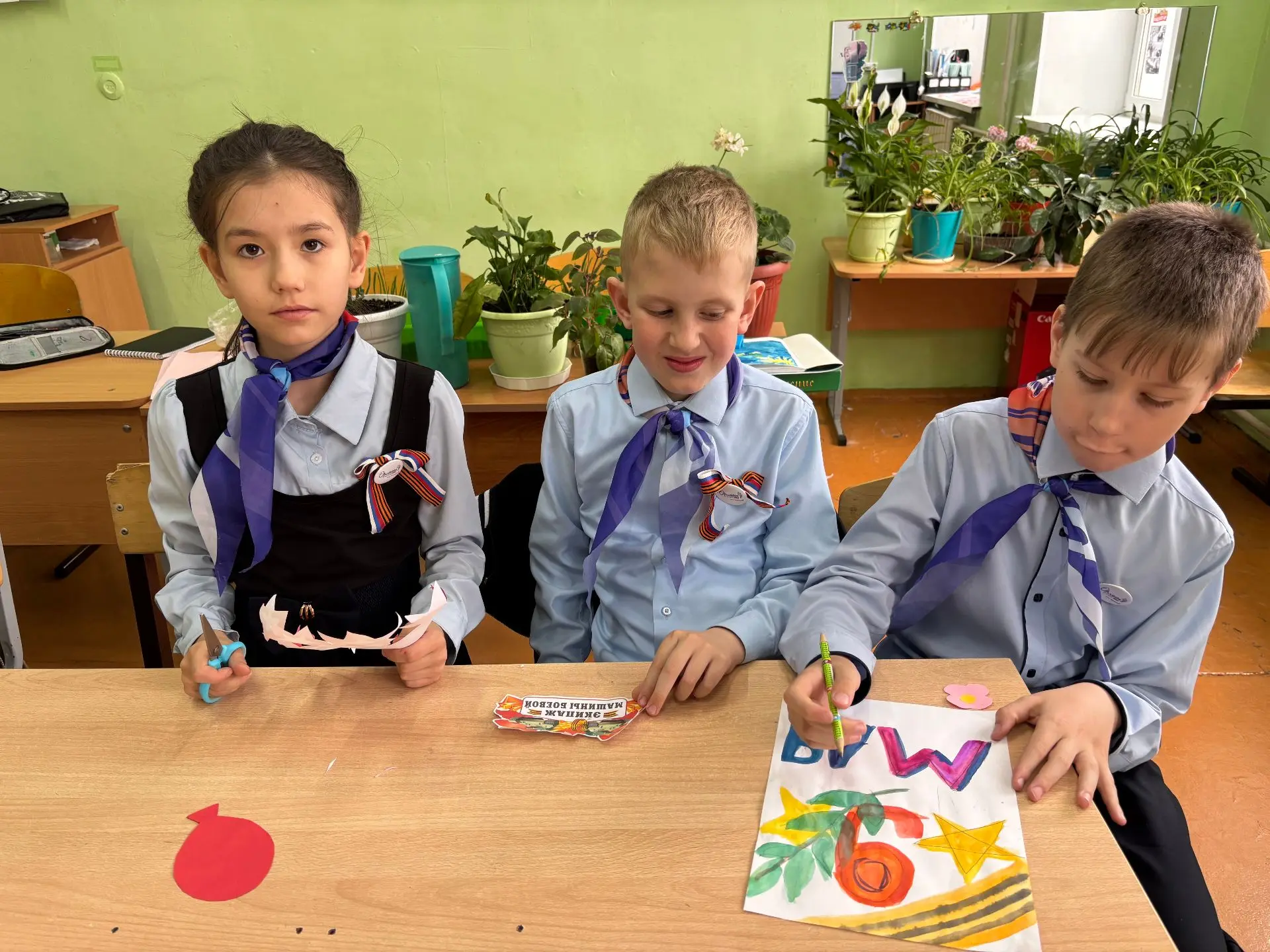 К Дню Великой Победы  ребята 3 класса,  «Орлята  России» присоединились к всероссийской...
